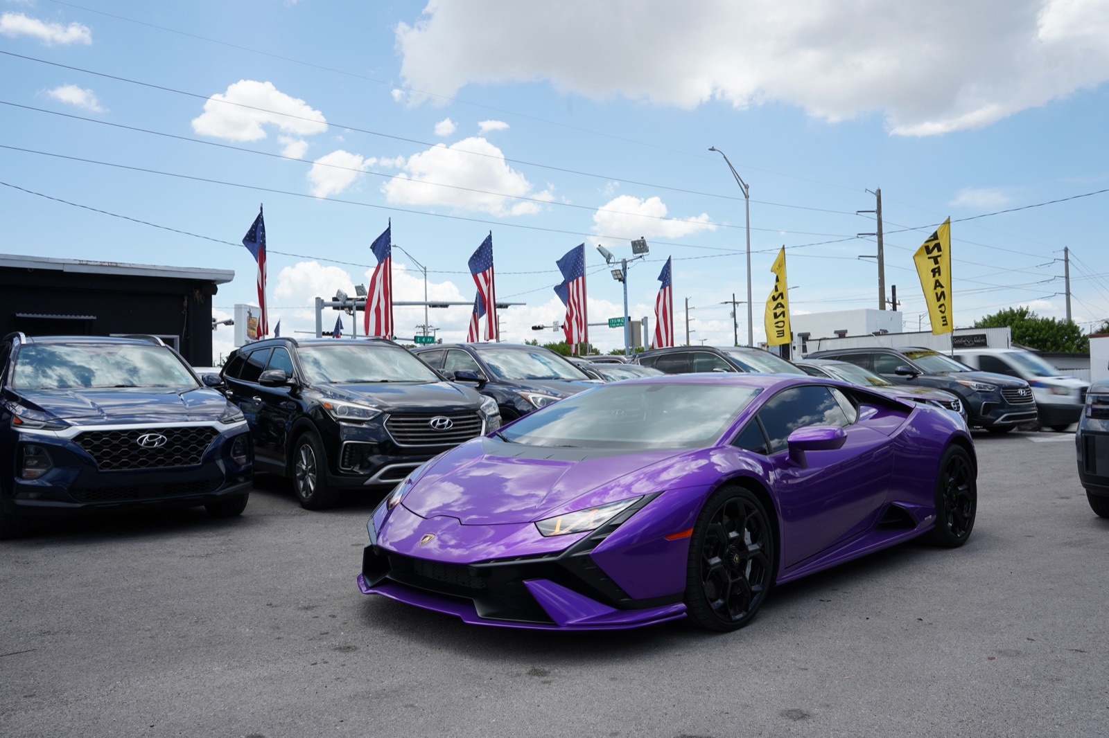 Lamborghini en King Car Road